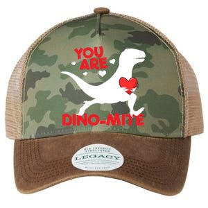 You Are Dinogiftmite Dinosaur Valentines Day Dinosaur Gift Legacy Tie Dye Trucker Hat