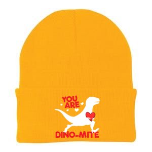 You Are Dinogiftmite Dinosaur Valentines Day Dinosaur Gift Knit Cap Winter Beanie