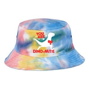 You Are Dinogiftmite Dinosaur Valentines Day Dinosaur Gift Tie Dye Newport Bucket Hat