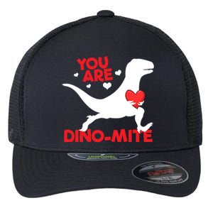 You Are Dinogiftmite Dinosaur Valentines Day Dinosaur Gift Flexfit Unipanel Trucker Cap