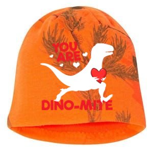 You Are Dinogiftmite Dinosaur Valentines Day Dinosaur Gift Kati - Camo Knit Beanie