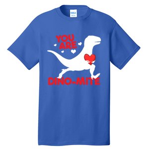 You Are Dinogiftmite Dinosaur Valentines Day Dinosaur Gift Tall T-Shirt