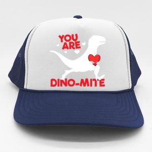 You Are Dinogiftmite Dinosaur Valentines Day Dinosaur Gift Trucker Hat