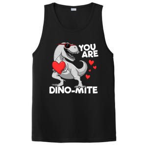 You Are Dinogiftmite Tgiftrex Dinosaur Valentines Day Trex Funny Gift PosiCharge Competitor Tank