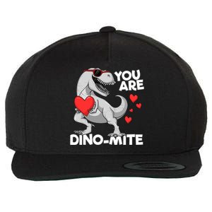 You Are Dinogiftmite Tgiftrex Dinosaur Valentines Day Trex Funny Gift Wool Snapback Cap