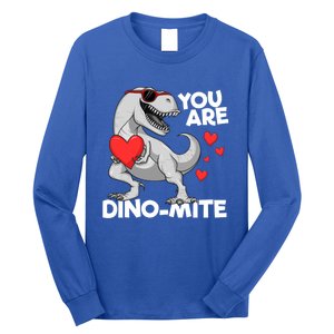 You Are Dinogiftmite Tgiftrex Dinosaur Valentines Day Trex Funny Gift Long Sleeve Shirt