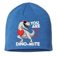 You Are Dinogiftmite Tgiftrex Dinosaur Valentines Day Trex Funny Gift Sustainable Beanie