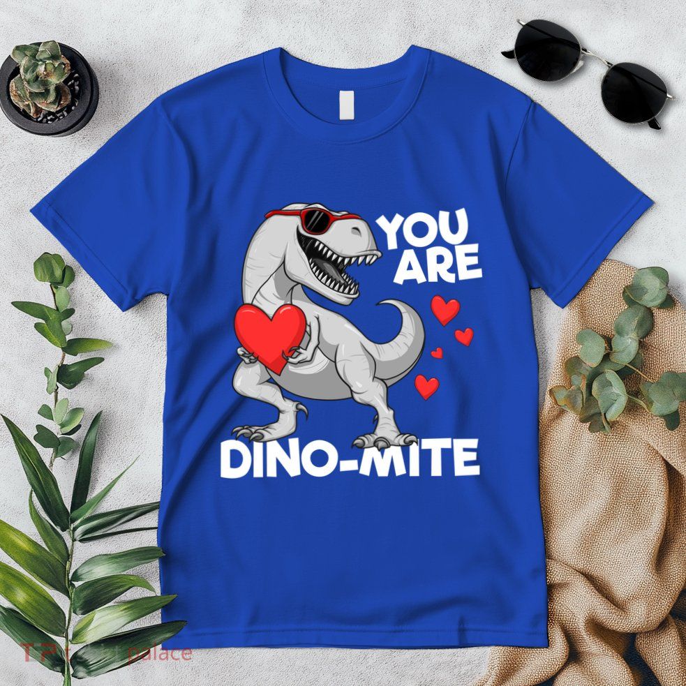 You Are Dinogiftmite Tgiftrex Dinosaur Valentines Day Trex Funny Gift Premium T-Shirt