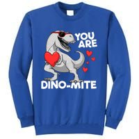 You Are Dinogiftmite Tgiftrex Dinosaur Valentines Day Trex Funny Gift Tall Sweatshirt