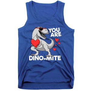 You Are Dinogiftmite Tgiftrex Dinosaur Valentines Day Trex Funny Gift Tank Top