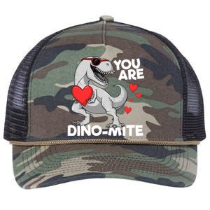 You Are Dinogiftmite Tgiftrex Dinosaur Valentines Day Trex Funny Gift Retro Rope Trucker Hat Cap