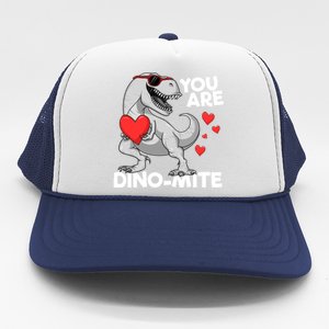 You Are Dinogiftmite Tgiftrex Dinosaur Valentines Day Trex Funny Gift Trucker Hat