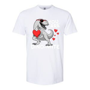 You Are Dinogiftmite Tgiftrex Dinosaur Valentines Day Trex Funny Gift Softstyle CVC T-Shirt