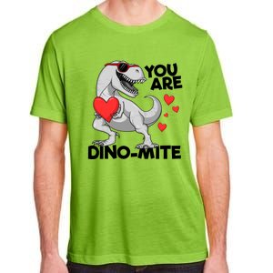 You Are Dinogiftmite Tgiftrex Dinosaur Valentines Day Trex Gift Adult ChromaSoft Performance T-Shirt