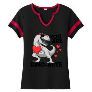 You Are Dinogiftmite Tgiftrex Dinosaur Valentines Day Trex Gift Ladies Halftime Notch Neck Tee