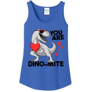 You Are Dinogiftmite Tgiftrex Dinosaur Valentines Day Trex Gift Ladies Essential Tank