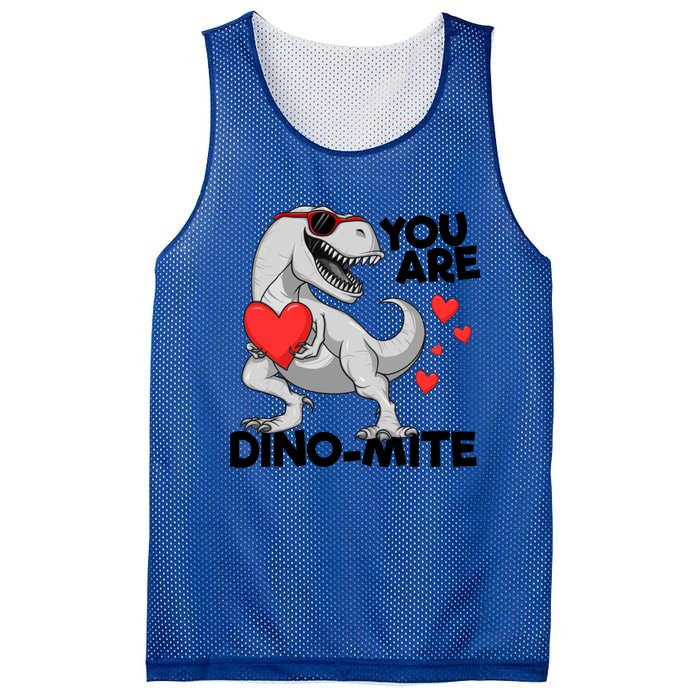 You Are Dinogiftmite Tgiftrex Dinosaur Valentines Day Trex Gift Mesh Reversible Basketball Jersey Tank