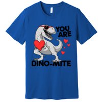 You Are Dinogiftmite Tgiftrex Dinosaur Valentines Day Trex Gift Premium T-Shirt