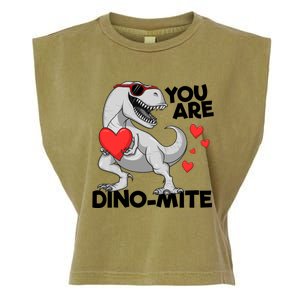 You Are Dinogiftmite Tgiftrex Dinosaur Valentines Day Trex Gift Garment-Dyed Women's Muscle Tee