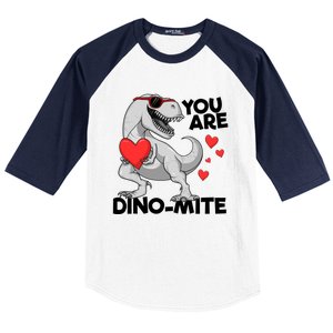 You Are Dinogiftmite Tgiftrex Dinosaur Valentines Day Trex Gift Baseball Sleeve Shirt