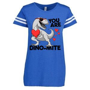 You Are Dinogiftmite Tgiftrex Dinosaur Valentines Day Trex Gift Enza Ladies Jersey Football T-Shirt