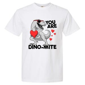 You Are Dinogiftmite Tgiftrex Dinosaur Valentines Day Trex Gift Garment-Dyed Heavyweight T-Shirt