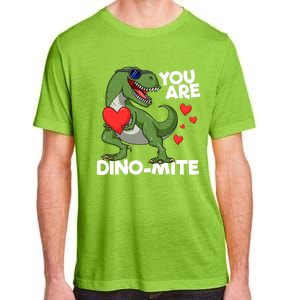 You Are Dinomeaningful Giftmite Tmeaningful Giftrex Dinosaur Valentines Day Trex Adult ChromaSoft Performance T-Shirt