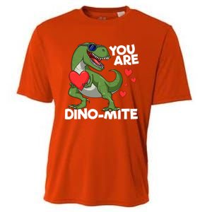 You Are Dinomeaningful Giftmite Tmeaningful Giftrex Dinosaur Valentines Day Trex Cooling Performance Crew T-Shirt