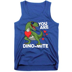 You Are Dinomeaningful Giftmite Tmeaningful Giftrex Dinosaur Valentines Day Trex Tank Top