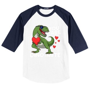 You Are Dinomeaningful Giftmite Tmeaningful Giftrex Dinosaur Valentines Day Trex Baseball Sleeve Shirt