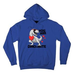 You Are Dinogiftmite Tgiftrex Dinosaur Valentines Day Trex Gift Tall Hoodie