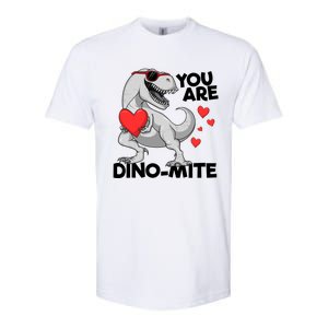 You Are Dinogiftmite Tgiftrex Dinosaur Valentines Day Trex Gift Softstyle CVC T-Shirt