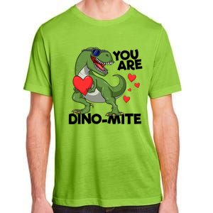 You Are Dinomeaningful Giftmite Tmeaningful Giftrex Dinosaur Valentines Day Trex Adult ChromaSoft Performance T-Shirt