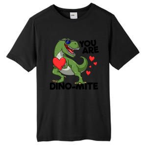 You Are Dinomeaningful Giftmite Tmeaningful Giftrex Dinosaur Valentines Day Trex Tall Fusion ChromaSoft Performance T-Shirt