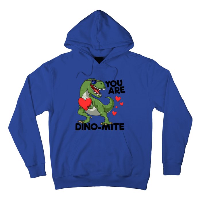 You Are Dinomeaningful Giftmite Tmeaningful Giftrex Dinosaur Valentines Day Trex Hoodie