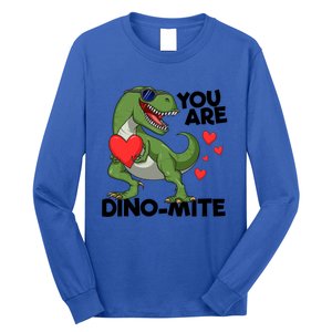 You Are Dinomeaningful Giftmite Tmeaningful Giftrex Dinosaur Valentines Day Trex Long Sleeve Shirt