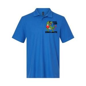 You Are Dinomeaningful Giftmite Tmeaningful Giftrex Dinosaur Valentines Day Trex Softstyle Adult Sport Polo