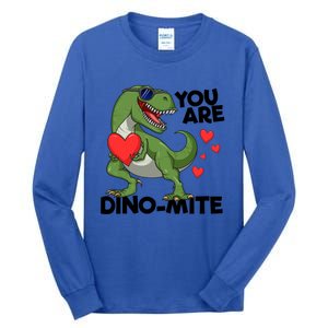 You Are Dinomeaningful Giftmite Tmeaningful Giftrex Dinosaur Valentines Day Trex Tall Long Sleeve T-Shirt