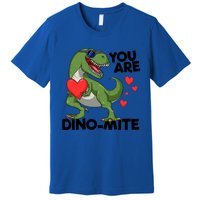 You Are Dinomeaningful Giftmite Tmeaningful Giftrex Dinosaur Valentines Day Trex Premium T-Shirt