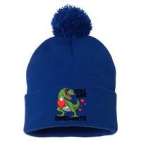 You Are Dinomeaningful Giftmite Tmeaningful Giftrex Dinosaur Valentines Day Trex Pom Pom 12in Knit Beanie