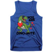 You Are Dinomeaningful Giftmite Tmeaningful Giftrex Dinosaur Valentines Day Trex Tank Top