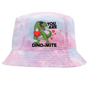 You Are Dinomeaningful Giftmite Tmeaningful Giftrex Dinosaur Valentines Day Trex Tie-Dyed Bucket Hat