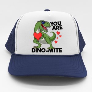 You Are Dinomeaningful Giftmite Tmeaningful Giftrex Dinosaur Valentines Day Trex Trucker Hat