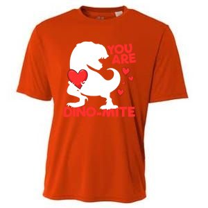 You Are Dinogiftmite Tgiftrex Dinosaur Valentines Day Trex Cool Gift Cooling Performance Crew T-Shirt