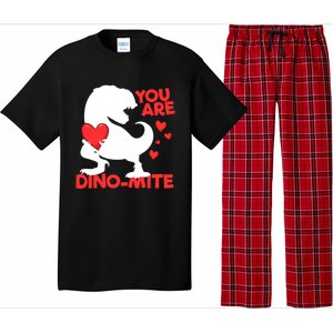 You Are Dinogiftmite Tgiftrex Dinosaur Valentines Day Trex Cool Gift Pajama Set