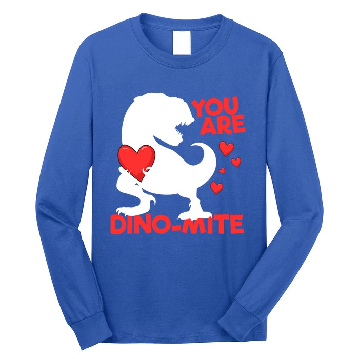 You Are Dinogiftmite Tgiftrex Dinosaur Valentines Day Trex Cool Gift Long Sleeve Shirt