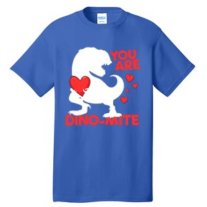 You Are Dinogiftmite Tgiftrex Dinosaur Valentines Day Trex Cool Gift Tall T-Shirt