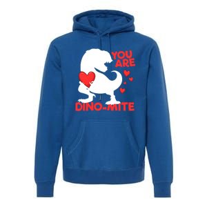 You Are Dinogiftmite Tgiftrex Dinosaur Valentines Day Trex Cool Gift Premium Hoodie