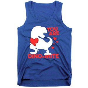 You Are Dinogiftmite Tgiftrex Dinosaur Valentines Day Trex Cool Gift Tank Top