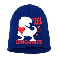 You Are Dinogiftmite Tgiftrex Dinosaur Valentines Day Trex Cool Gift Short Acrylic Beanie